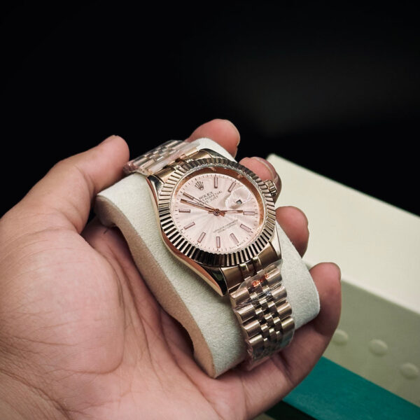 Rolex Date-Just Master AAA. Copy (Rose Gold)